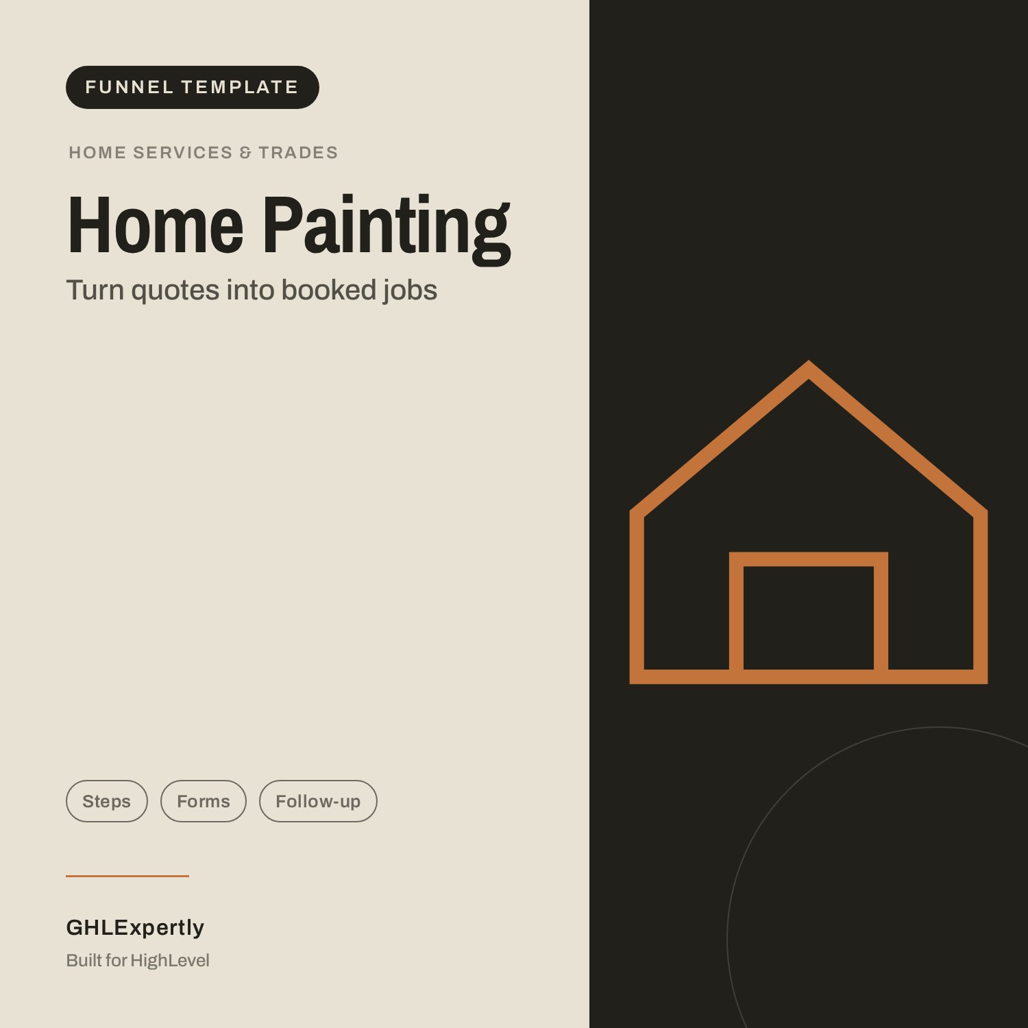 Home Painting Funnel template
