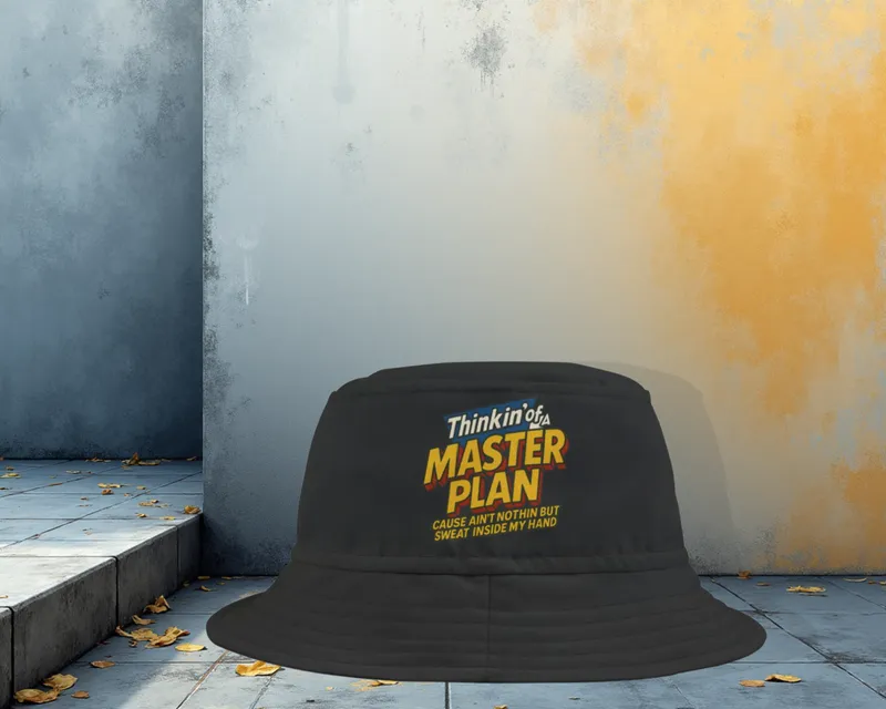 'Master Plan' Hip-Hop Bucket Hat
