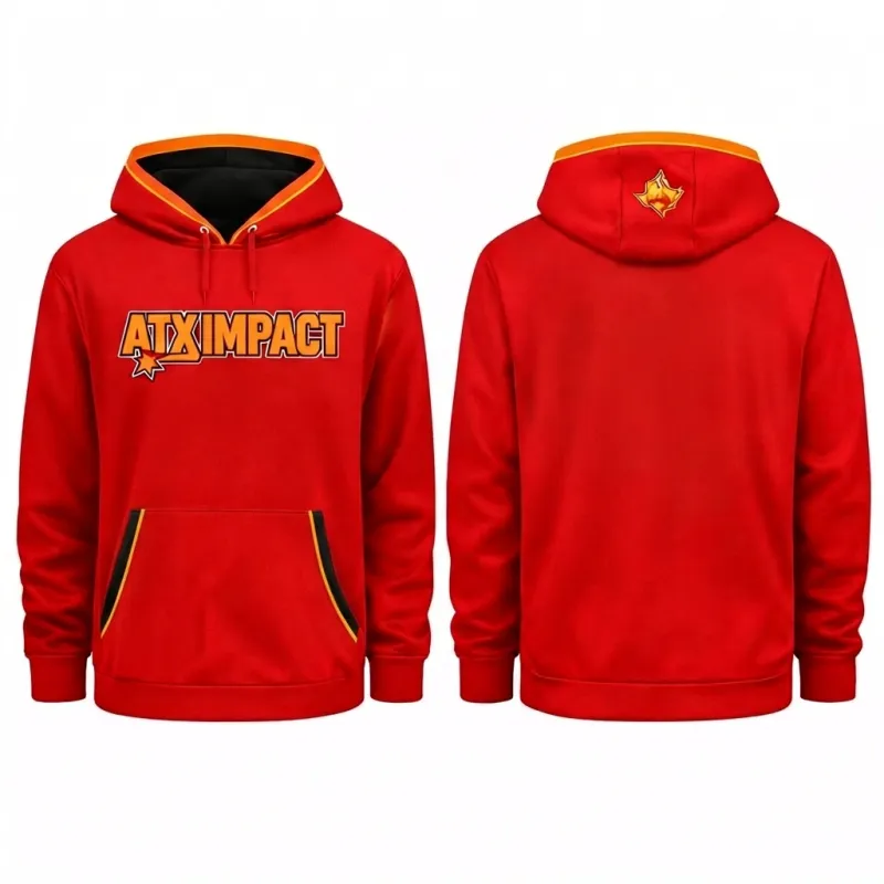 LH-02 Red long Sleeve Hoodie 