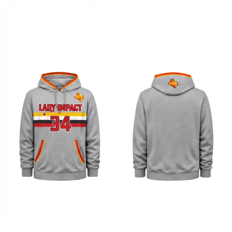 GH-03 Girls Gray long Sleeve Hoodie 