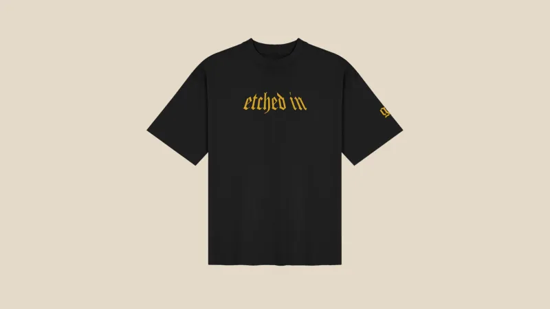 ETCHED IN HEAVY WEIGHT TEE