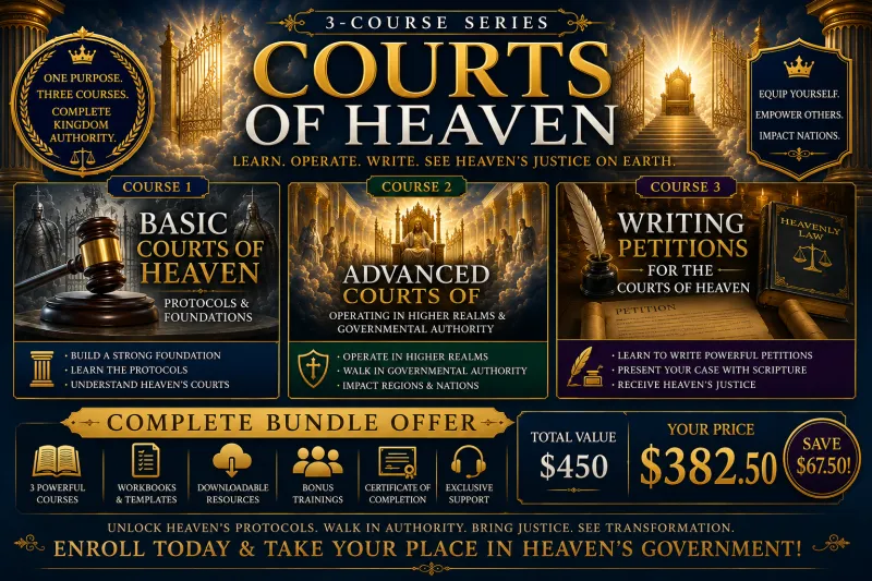 Courts of Heaven Training Bundle -3-Course Series
