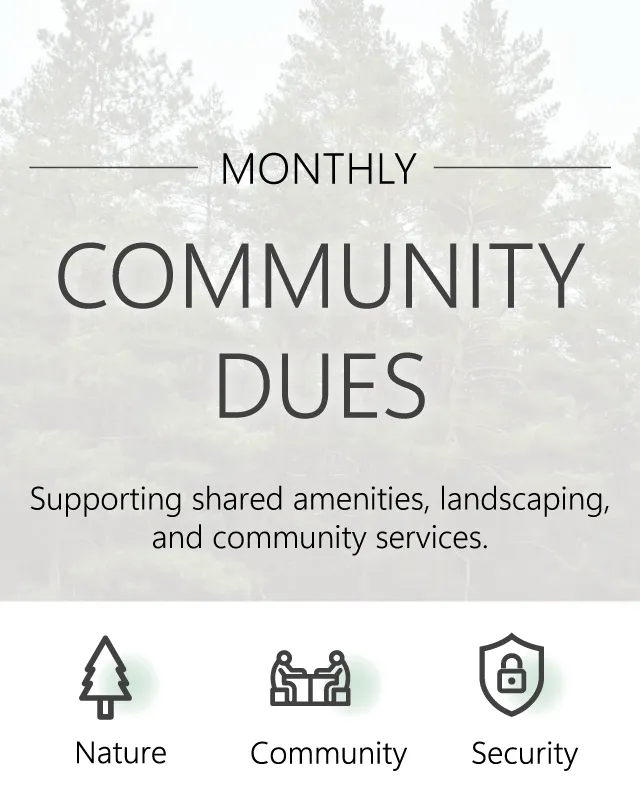 Monthly Community Dues