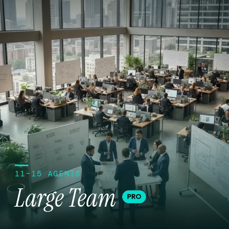 Large Team Plan Pro (11-15 agents)