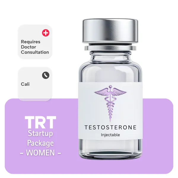 TRT CALI Women's Startup Package (Consult, Labs, Cypionate 200mg/mL 10mL)
