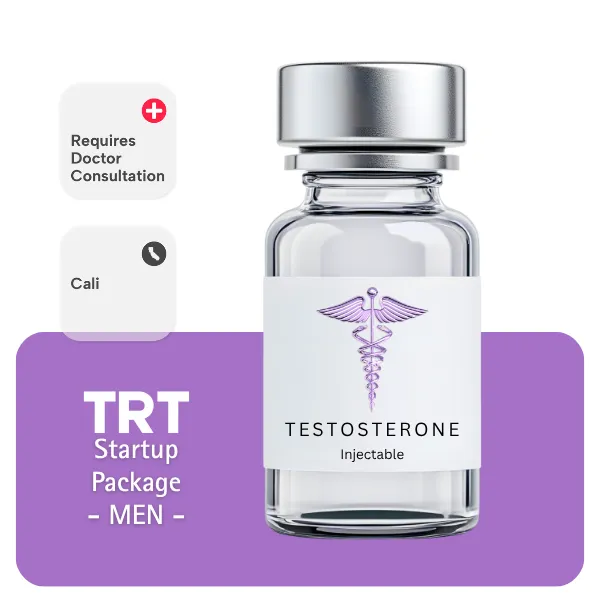 TRT CALI Men's Startup Package 60 days (Consult, Labs, Cypionate 200mg/mL 10mL + Anastrozole 24×1mg)