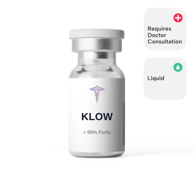KLOW (BPC-157 / GHK-Cu / KPV / TB-500) 15/50/15/15mg (5mL) (Liquid)