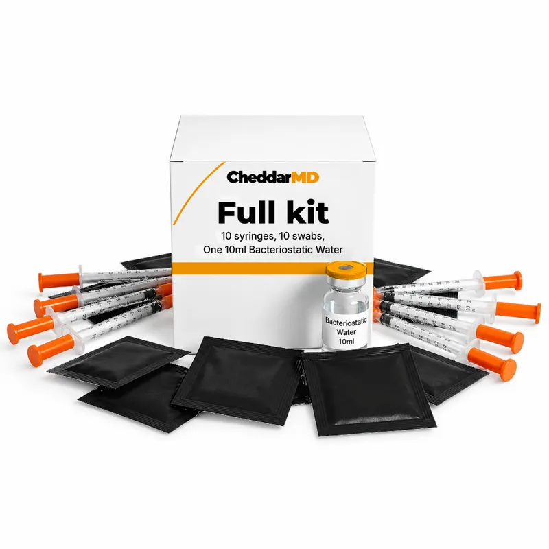 Supply - Starter Kit (10 syringes, 10 swabs, One 10ml Bacteriostatic Water)