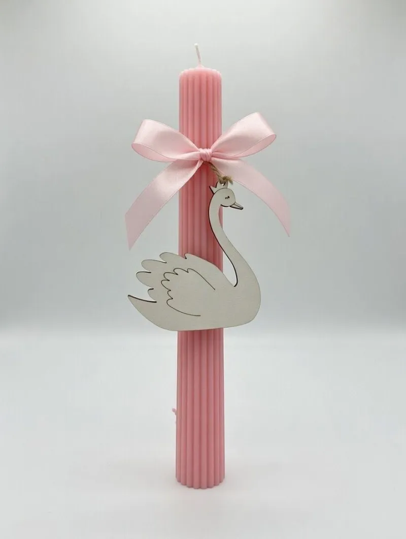 Decorated Children's Easter candle