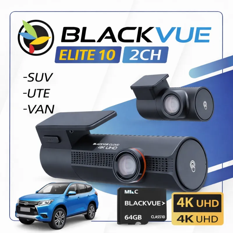 BlackVue Elite 10 2CH 64GB SUV/Ute/Van