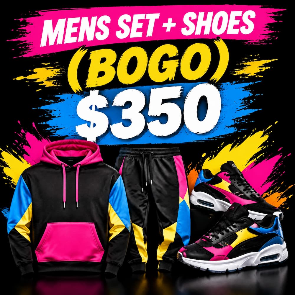 MENS SET + SHOES (BOGO)