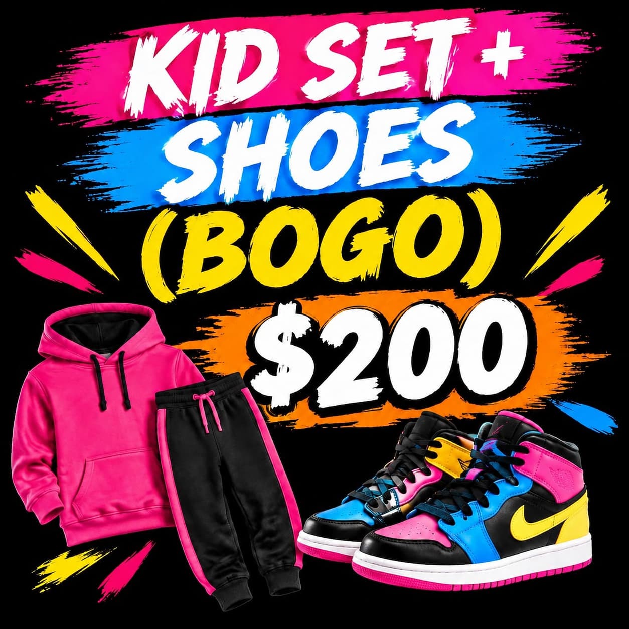 KID SET + SHOES (BOGO)