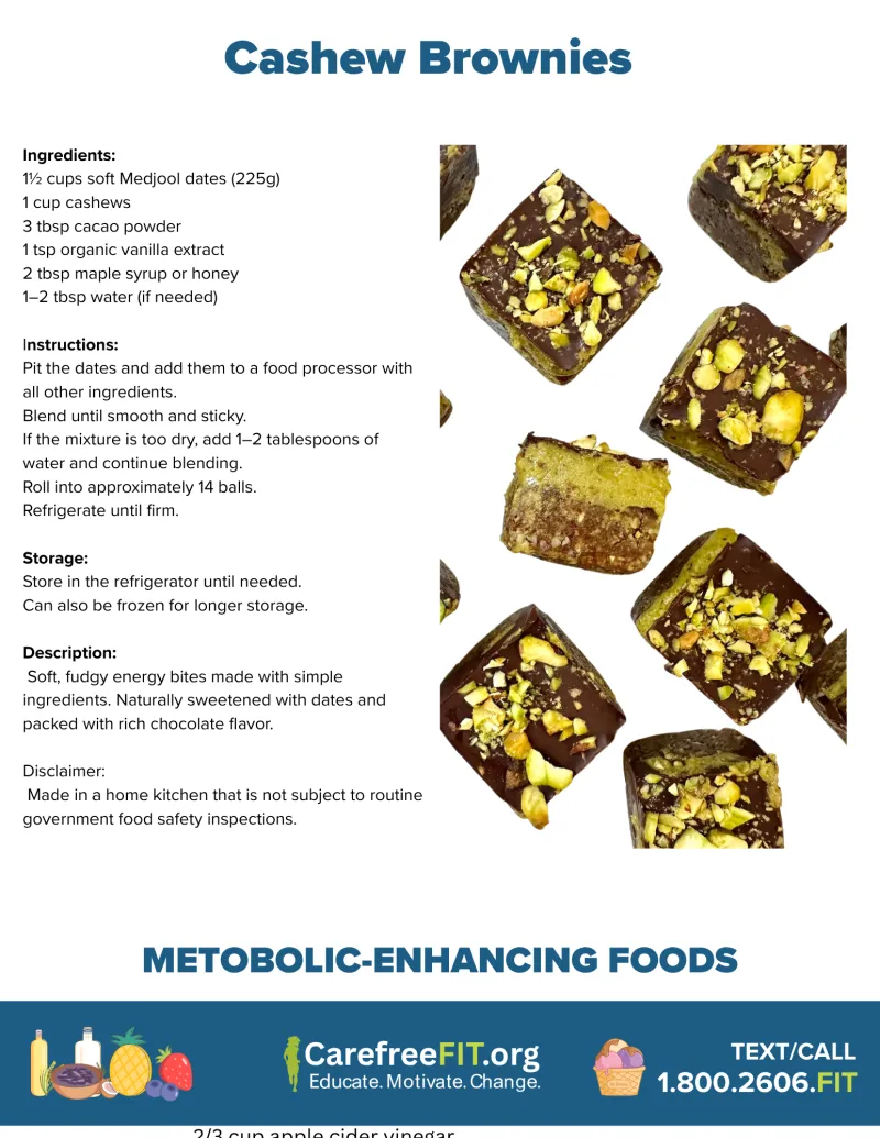 Cashew Brownie – Download Recipe