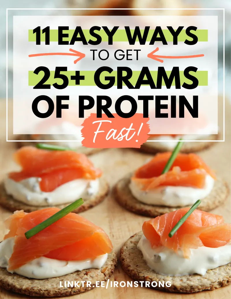 11 Easy Ways to get 25+ Grams of Protein Fast!
