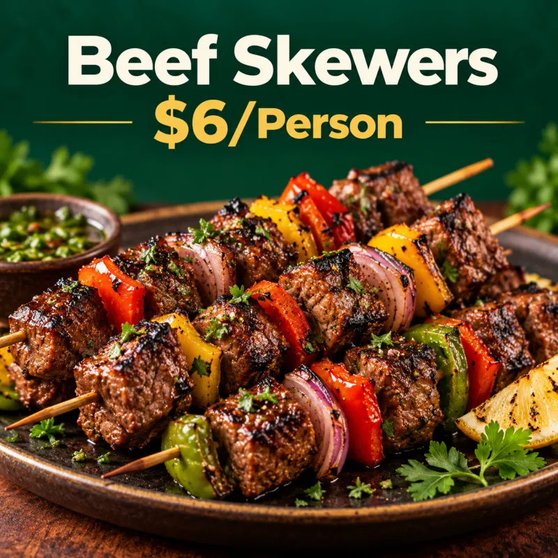 Beef Skewers