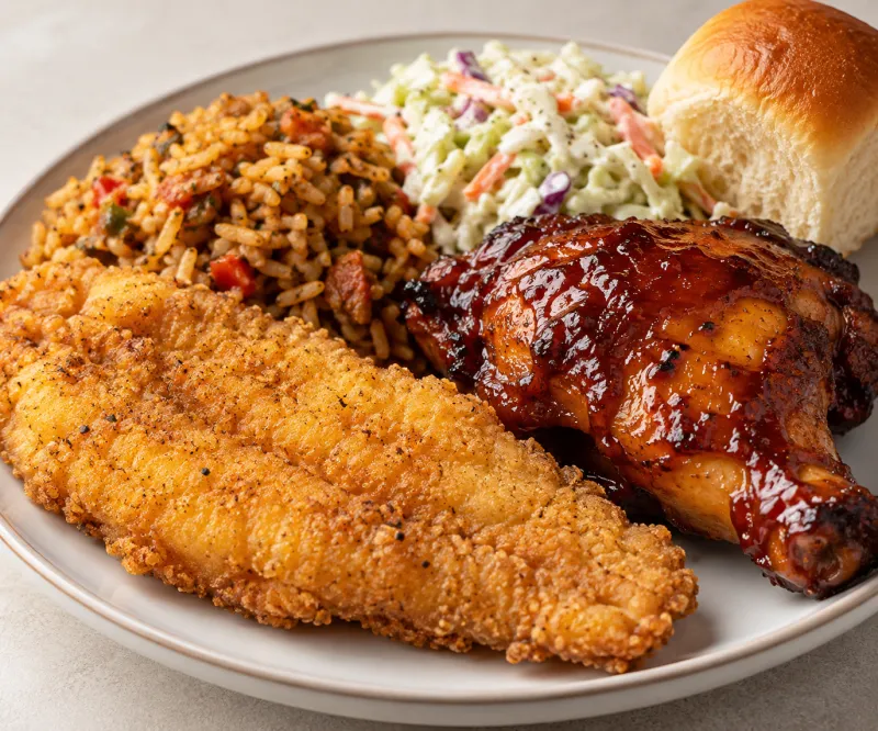 4th Saturday — Fried Fish or BBQ Chicken