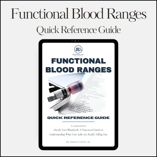 Functional Blood Ranges Quick Reference Guide- Digital Version