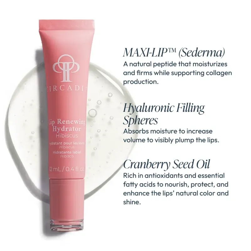 Circadia Lip Renewing Hydrator - Hibiscus
