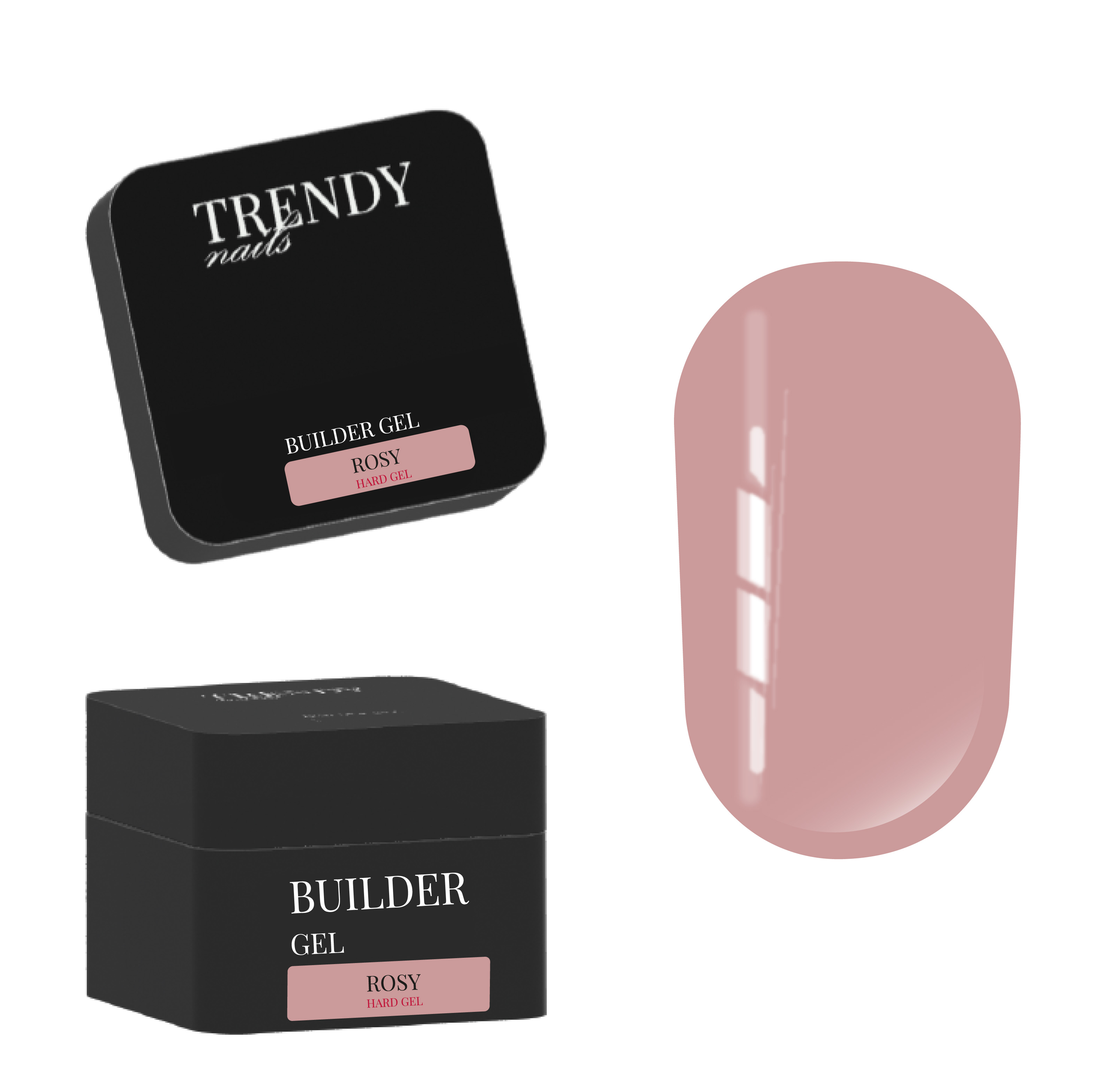 Builder/Hard gel "Rosy"