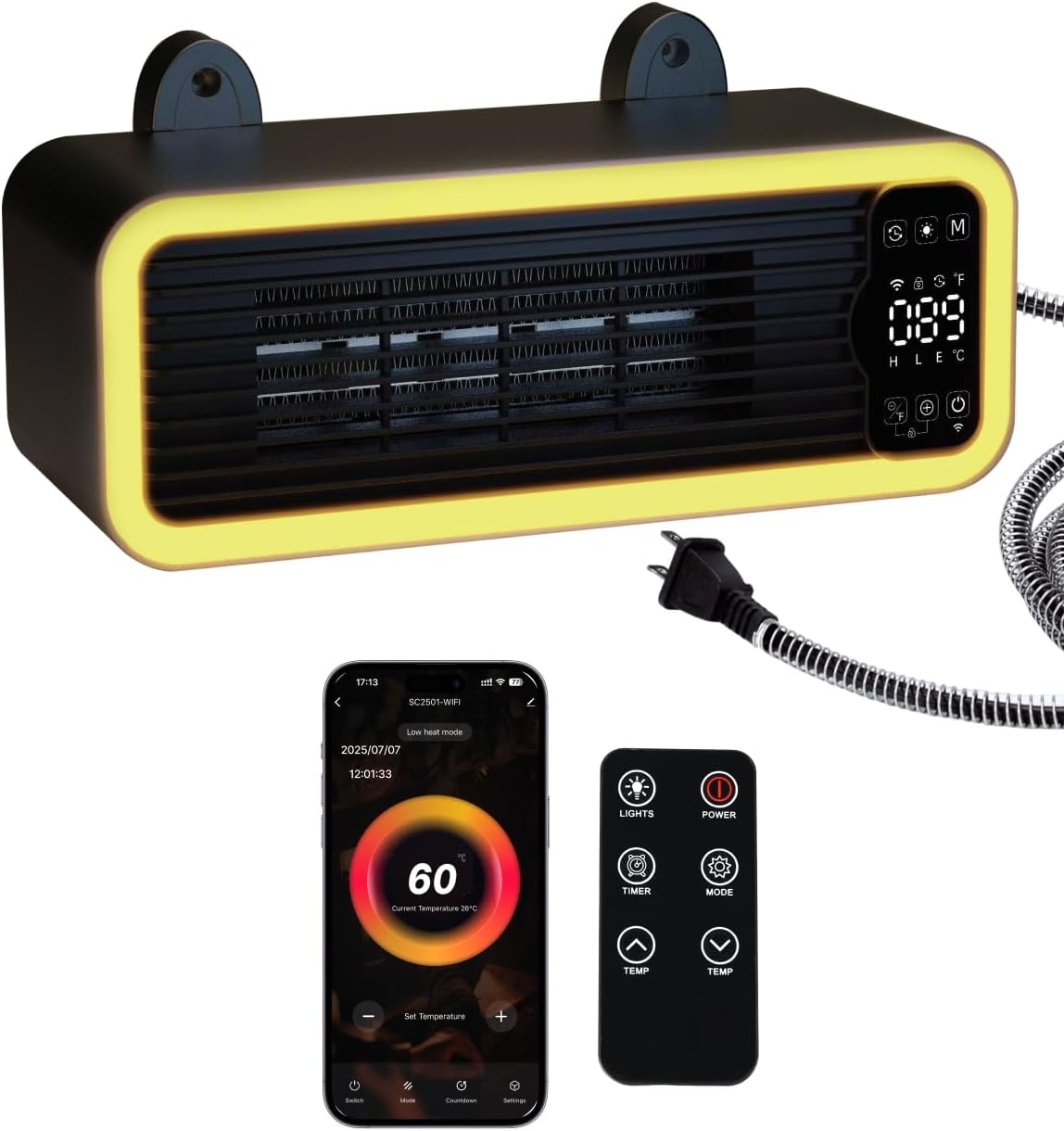 1200W Pet Heater with Smart Control - Safe & Quiet Heating for DFW, North & East Texas