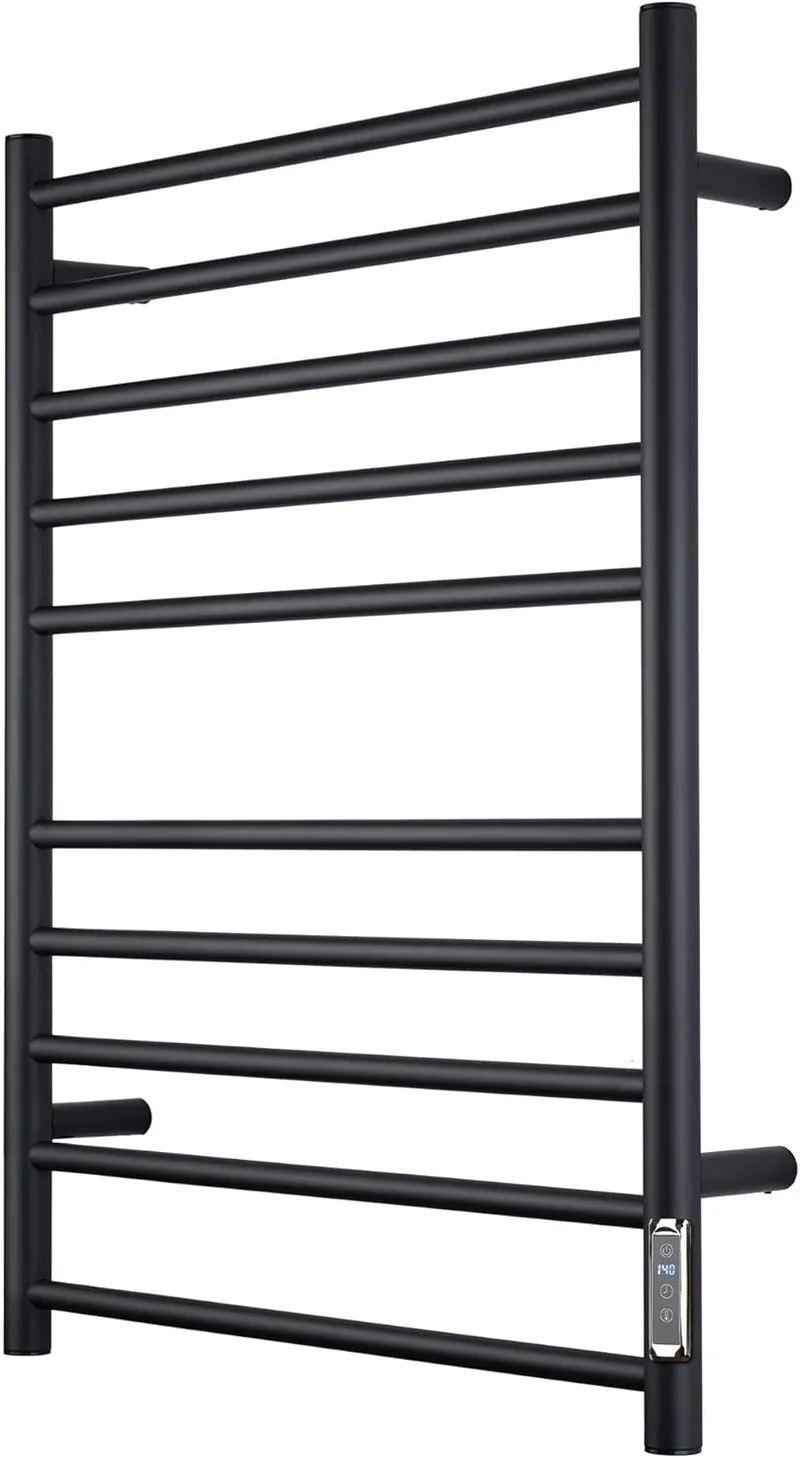 SHARNDY Towel Warmer - Matte Black Wall-Mounted for DFW, North & East Texas