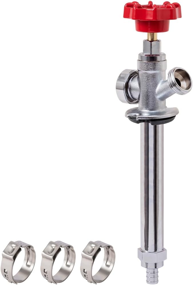 Frost-Free Sillcock with 1/2" PEX Inlet - Durable Outdoor Faucet for DFW, North & East Texas
