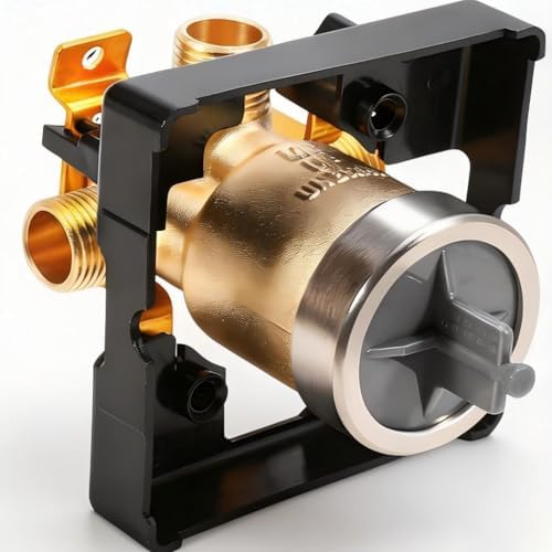 Delta R10000-UNBXHF MultiChoice Universal High-Flow Shower Rough-In Valve Body – 1/2" Copper/IPS/PEX/CPVC Inlets