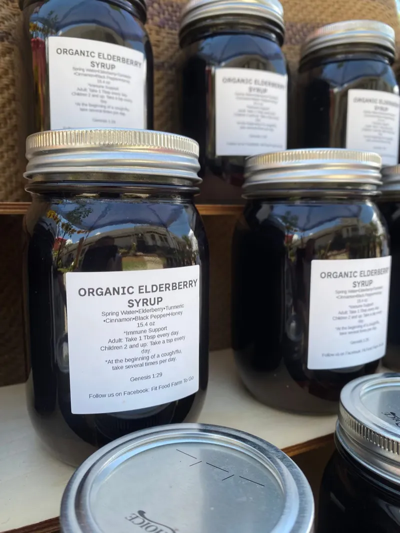 Organic Elderberry Syrup 1 pint