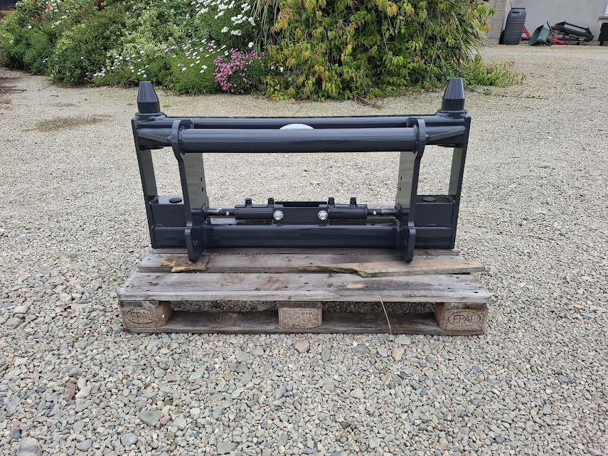 Manitou to Pin & Cone Adapter (Hydraulic Locking)