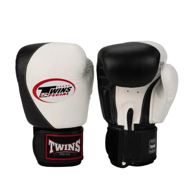 Twins Special Black White Boxing Gloves