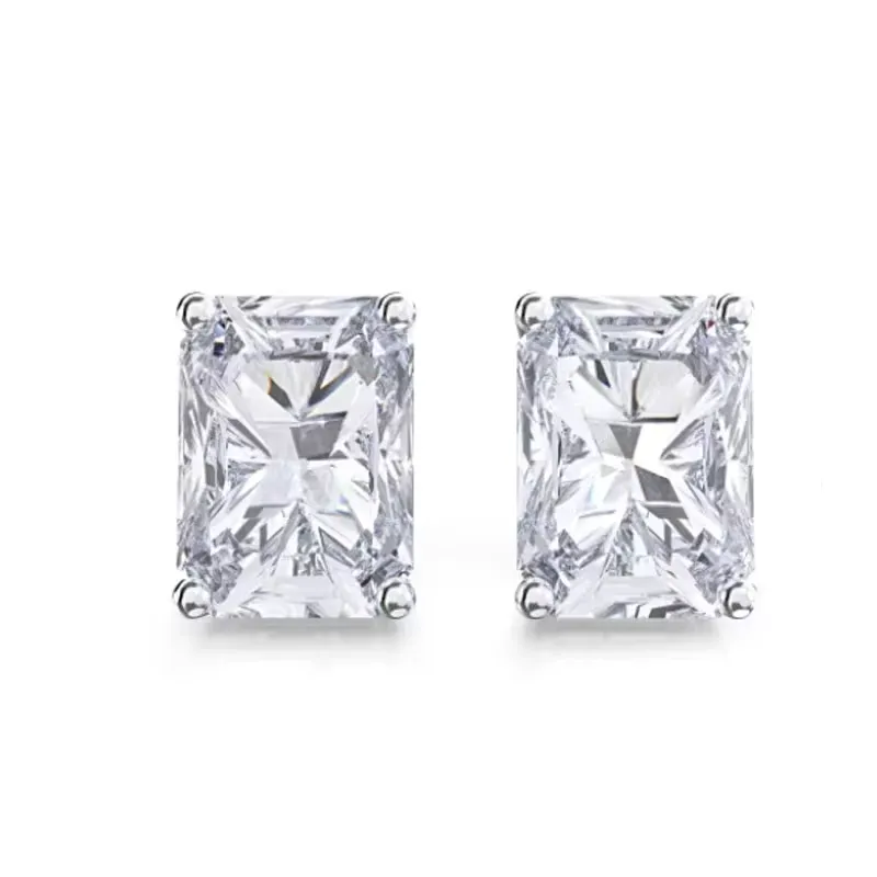 GRA Certified Moissanite Stud Earrings