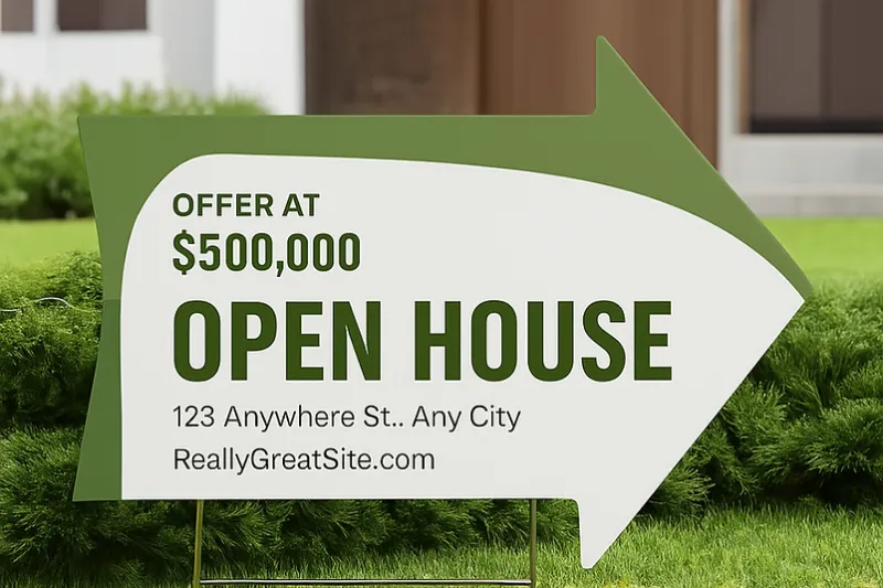 Arrow Yard Signs