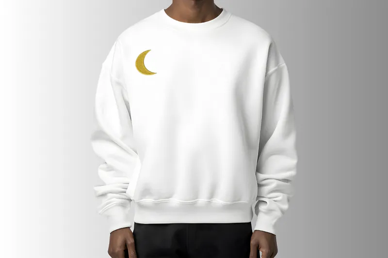 Embroidered Crewneck Sweatshirt
