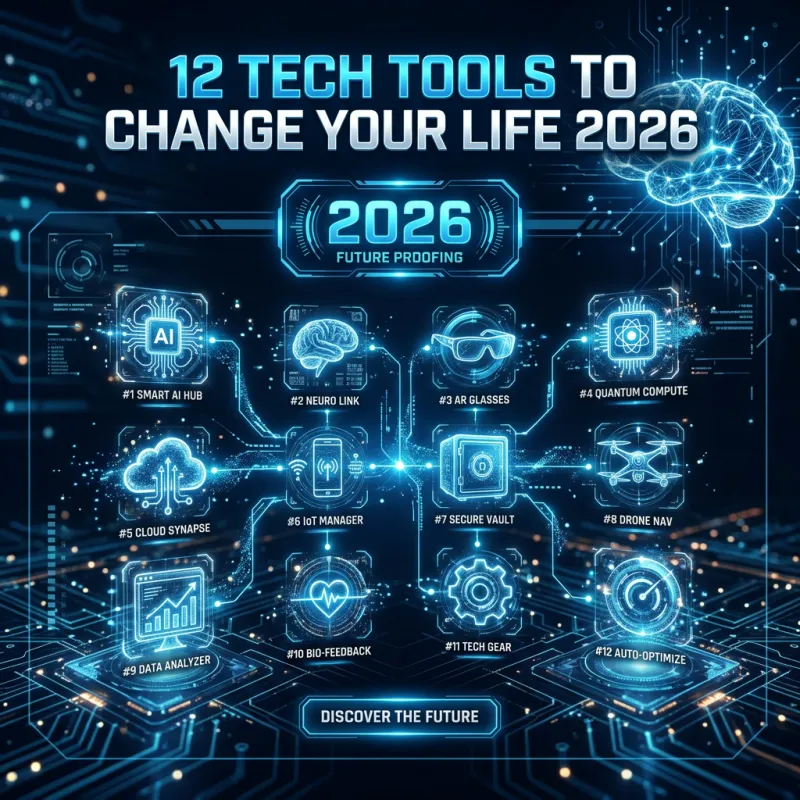 12 Tech Tools That Will Change Your Life in 2026