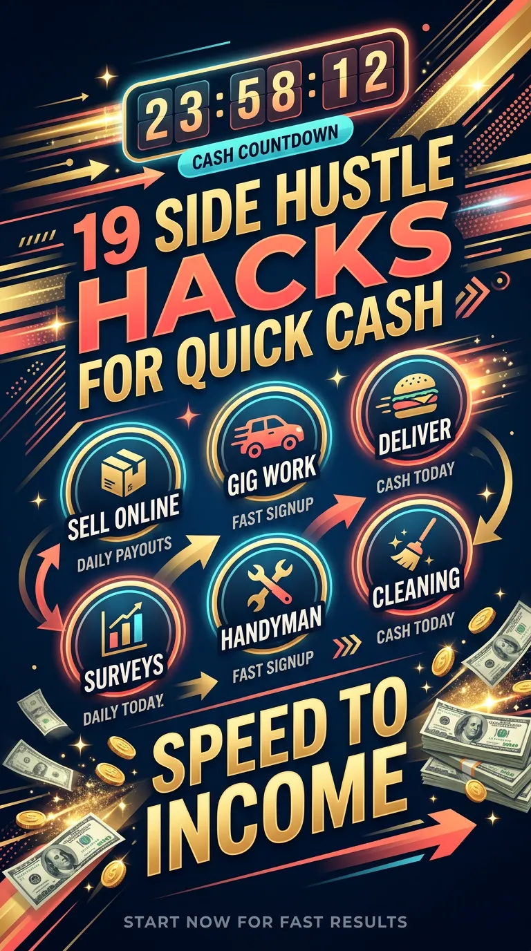 19 Side Hustle Hacks for Quick Cash