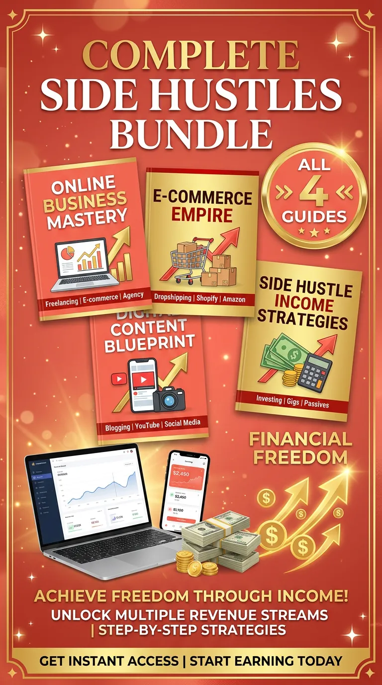 The Complete Side Hustles Bundle - All 4 Guides
