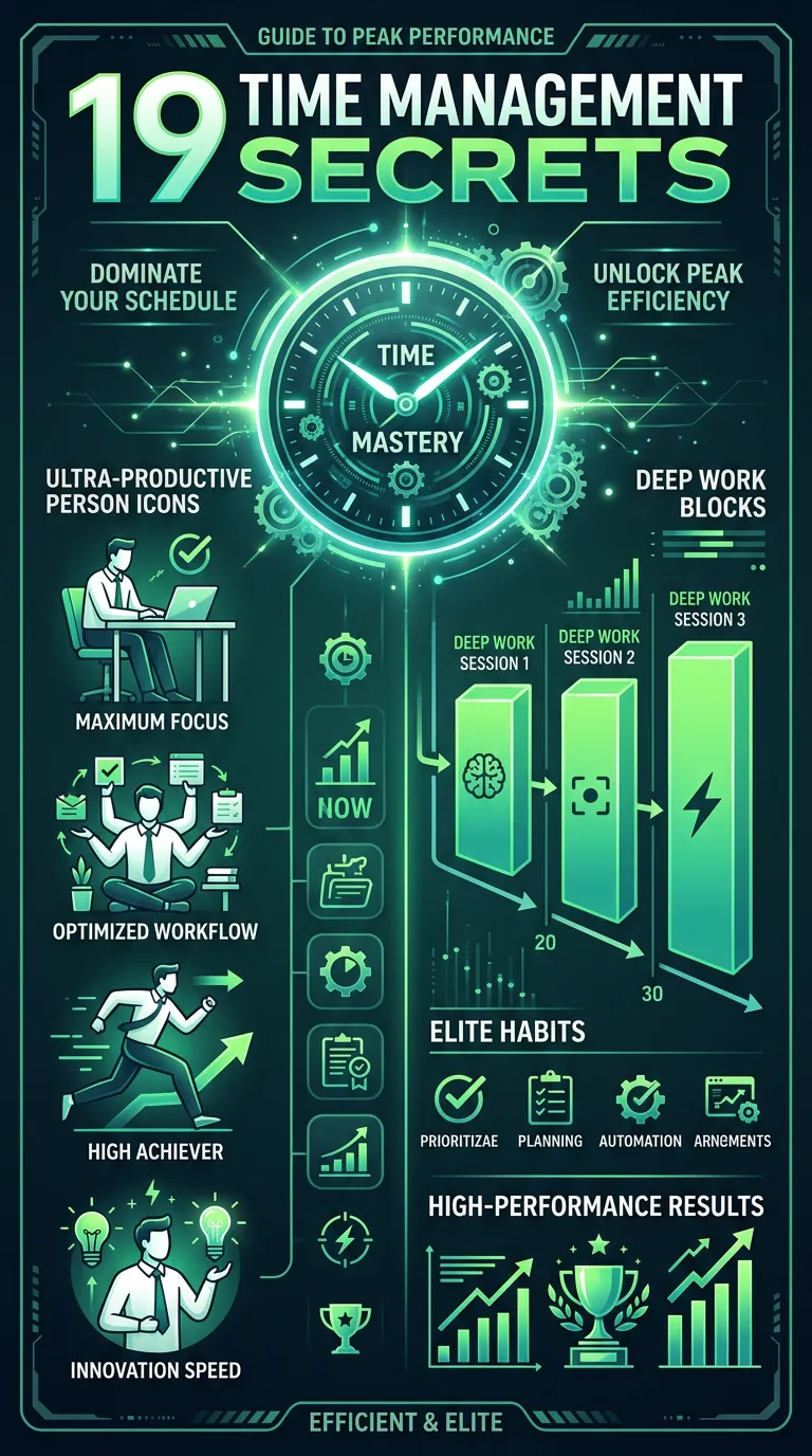 19 Time Management Secrets of Ultra-Productive People