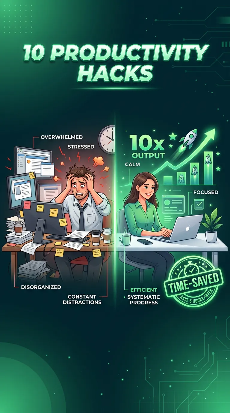 10 Productivity Hacks to Get More Done in Less Time