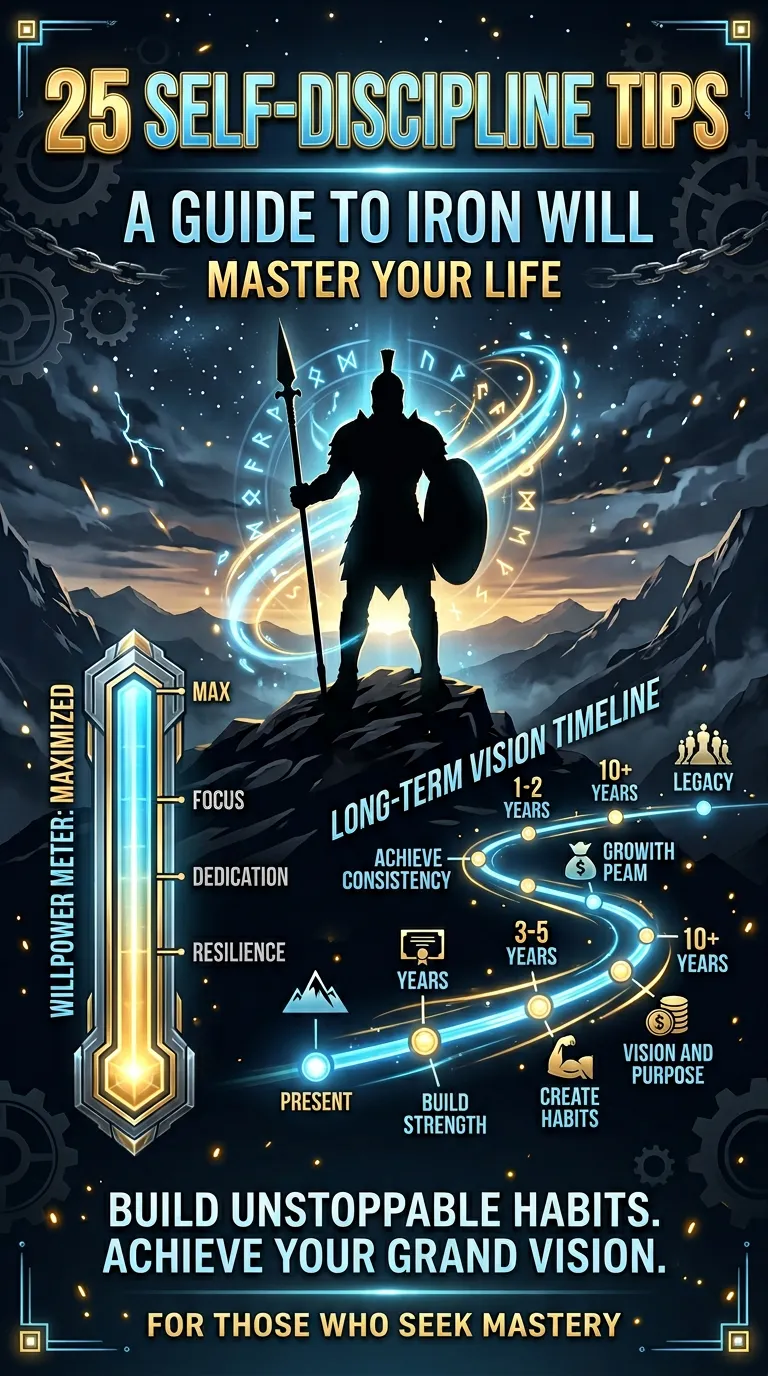 25 Self-Discipline Tips for Long-Term Success