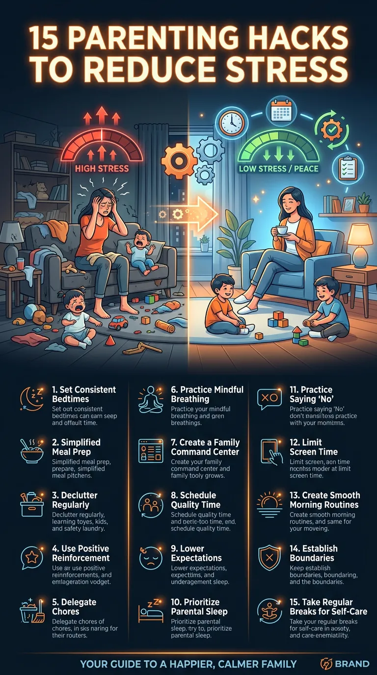 15 Parenting Hacks to Reduce Daily Stress