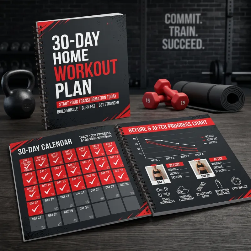 30-Day Home Workout Plan for Rapid Fat Loss