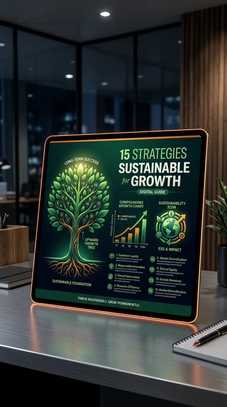 15 Entrepreneurial Strategies for Sustainable Growth