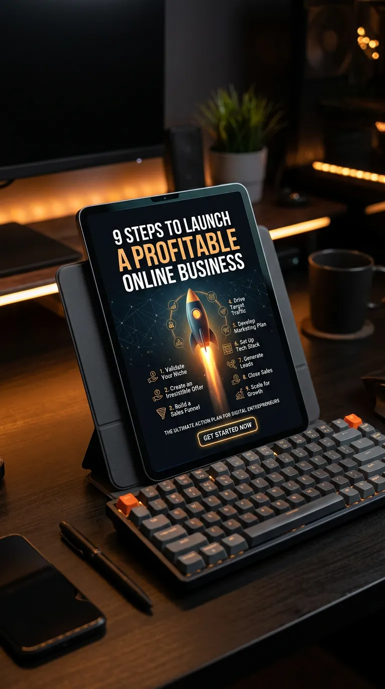 9 Steps to Launch a Profitable Online Business
