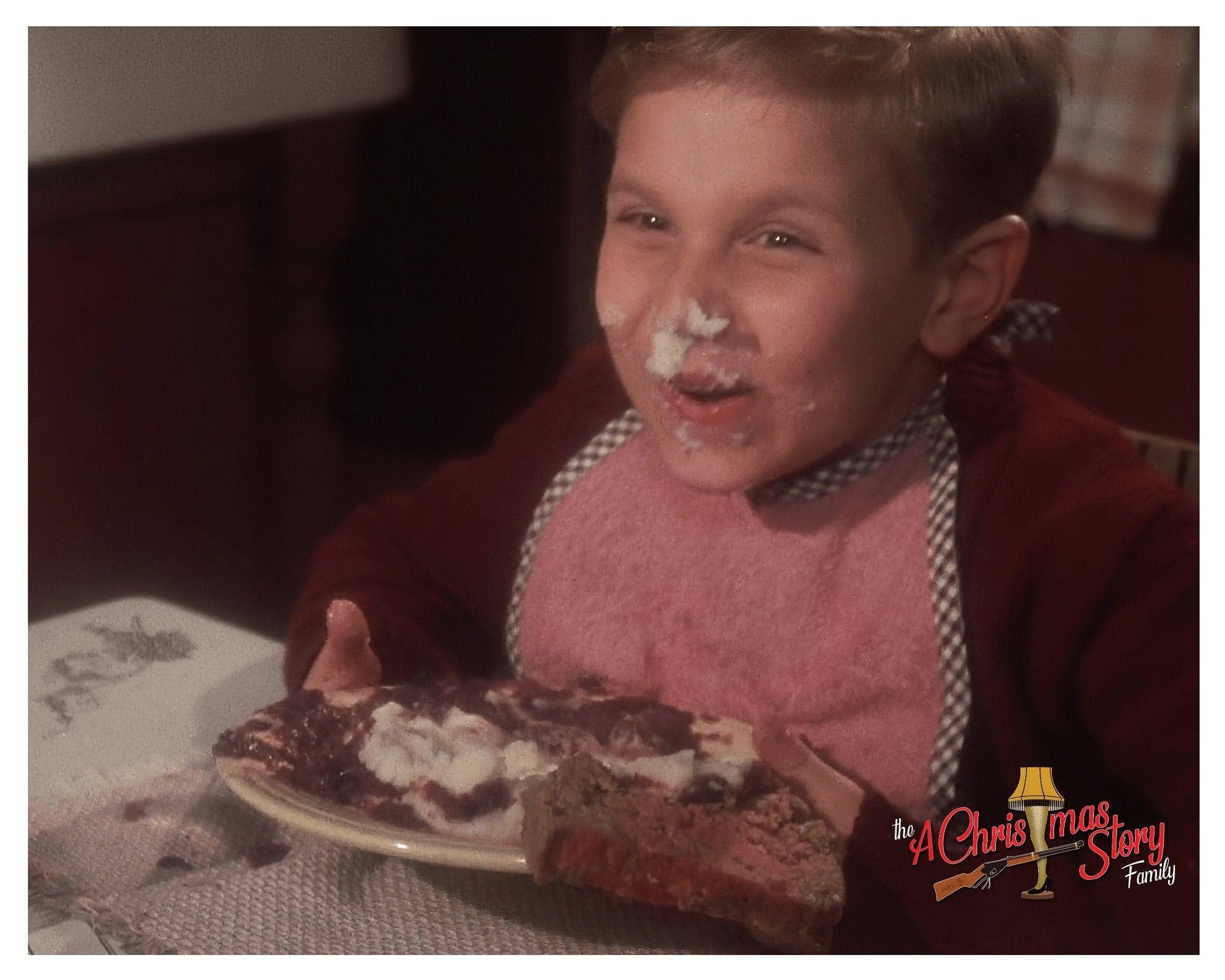 Ian Petrella “Randy Parker” — Autographed "Meatloaf Dinner Scene", Custom Made by: A Christmas Story Family™