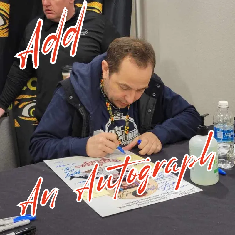 Add Randy Parker's Autograph ($10 Flat Rate Shipping Included)