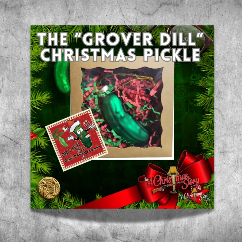 "The ‘Grover Dill’ Christmas Pickle: A Tradition with a Mischievous Twist!"