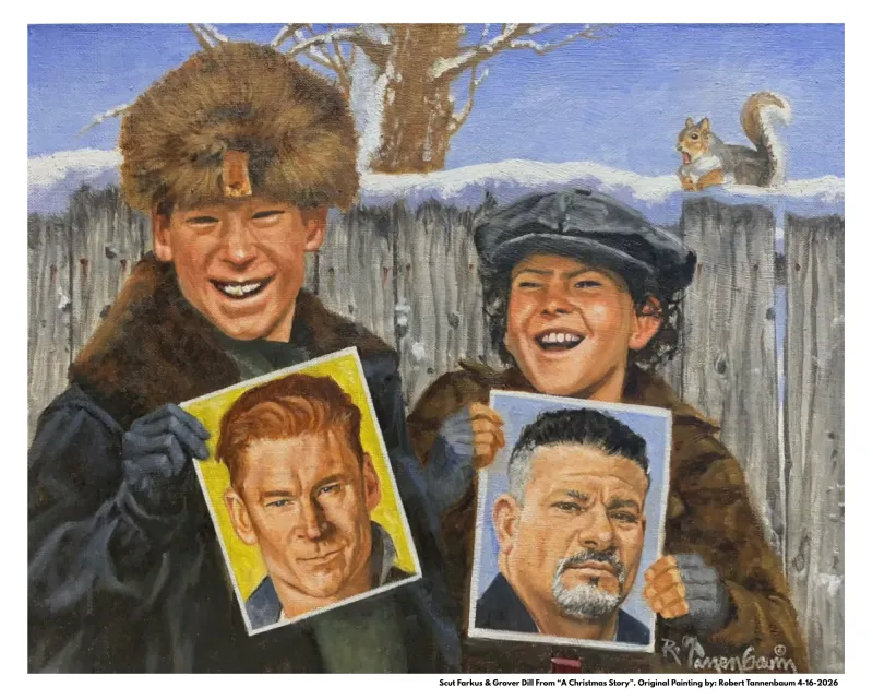 Scut Farkus & Grover Dill “Then and Now” Art Print Custom Made by: A Christmas Story Family™ 🎁