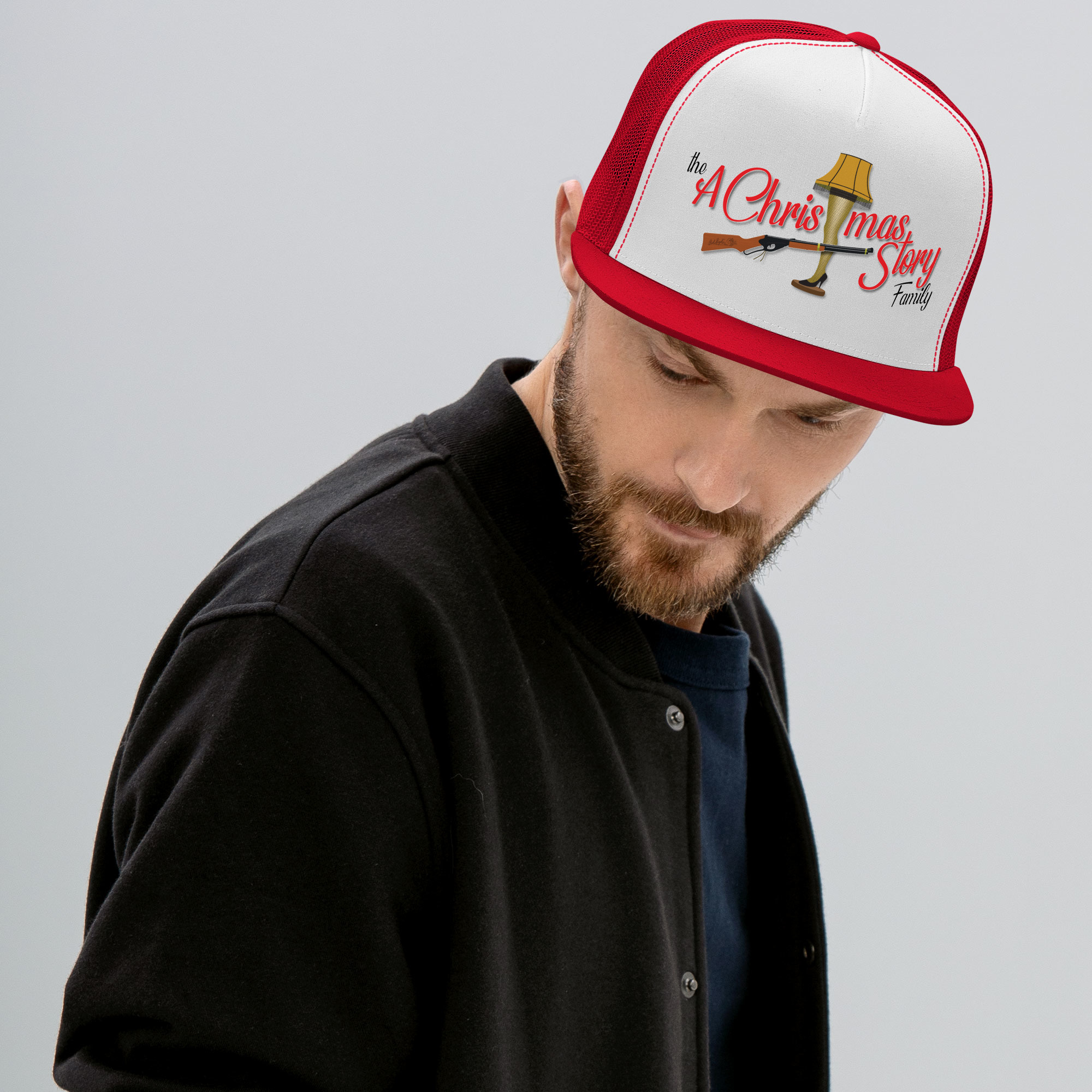 The Original A Christmas Story Family Custom Trucker Hat