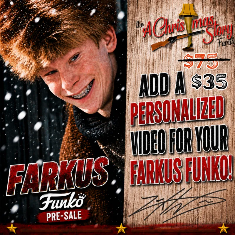 "Farkus Funko" Personalized Video By "Zack Ward" AKA "Scut Farkus". 