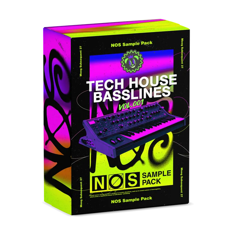 NOS Sample Pack | Moog Sub 37 Tech House Bass Lines Vol. 1